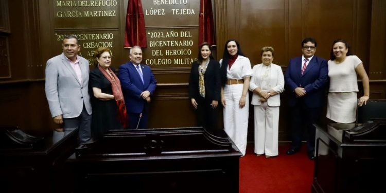 Inscriben el nombre de Benedicto López en el Muro de Honor de Palacio Legislativo