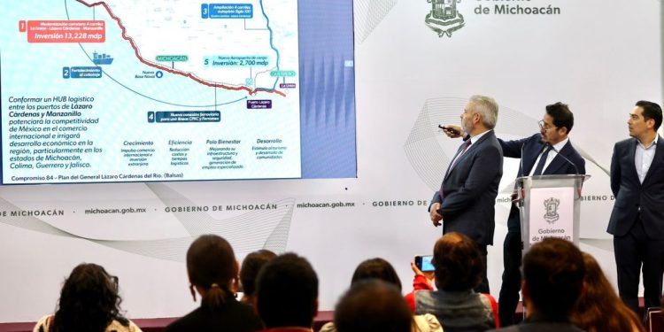 Se proyecta en Michoacán nuevo polo de desarrollo del país: Bedolla