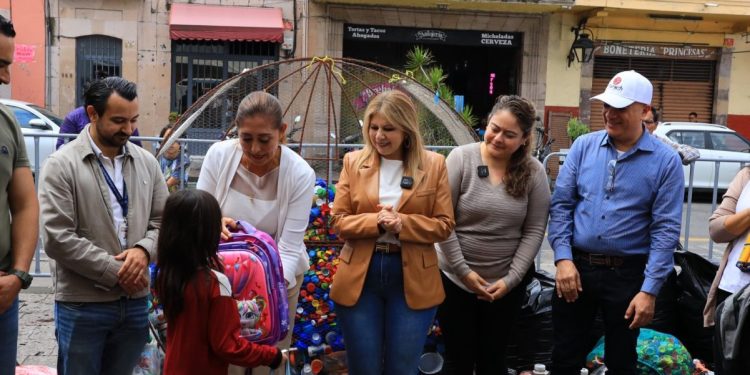 Gobierno de Morelia recaba más de 250 mil taparroscas PET en apoyo a Casa AMANC