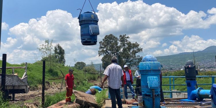 Gobierno Municipal aumenta capacidad de extracción en dren Los Itzícuaros