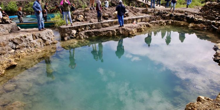Abren al público recorrido turístico en manantiales de Urandén: Bedolla