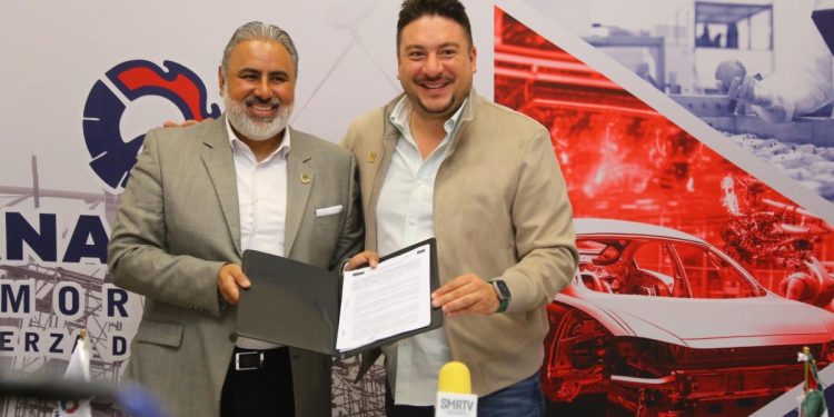 Signa la CANACINTRA Morelia convenio con CECYTEM