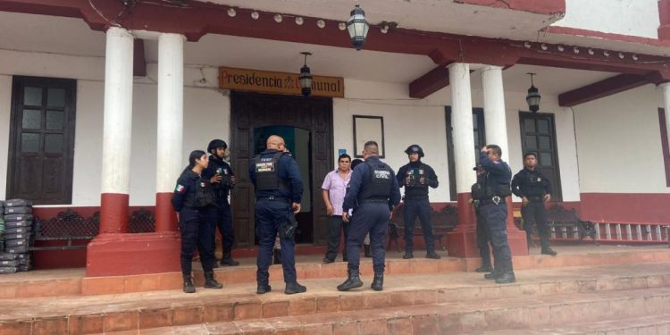 Acuerdan Guardia Civil y la Policía Comunal de San Ángel  Zurumucapio trabajo  coordinado para seguridad