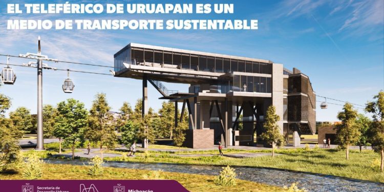 Teleférico de Uruapan, una alternativa de movilidad amigable con el ambiente