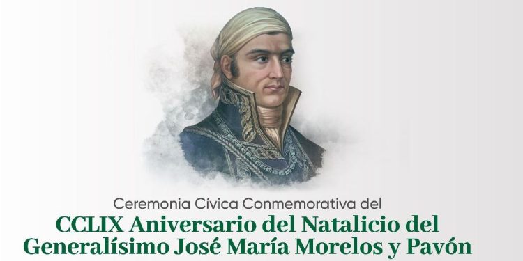 Gobernador, Alfredo Ramírez Bedolla, orador oficial en ceremonia por natalicio del Generalísimo don José María Morelos y Pavón