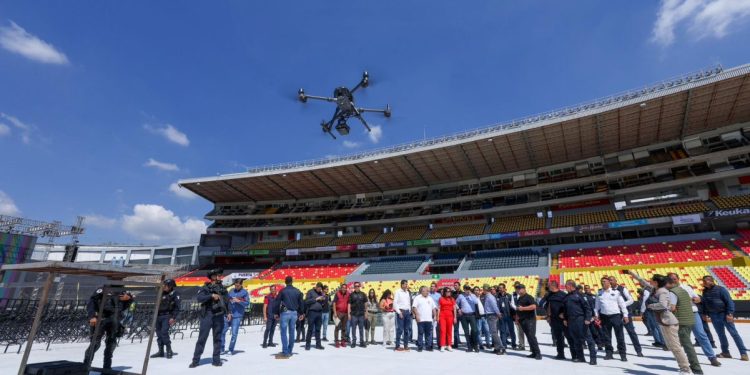 Todo listo en el Morelos para el Tercer Informe de Bedolla