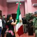 Frente a miles de personas, Fanny Arreola da el grito de independencia como la primera mujer presidenta de Apatzingán