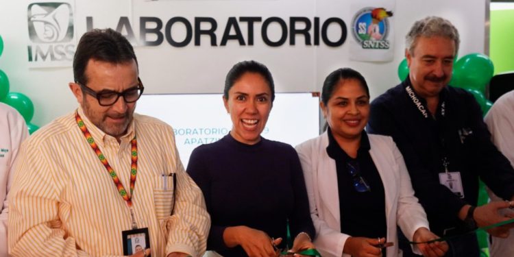 Presidenta Fanny Arreola reconoce inversión para el IMSS Apatzingán