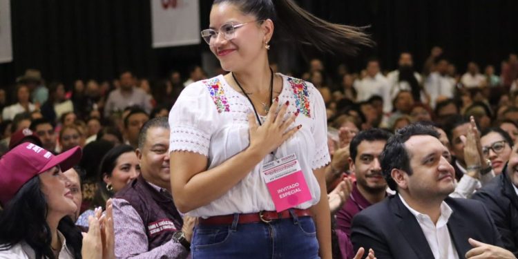 Rinde protesta Carolina Rangel, como nueva secretaria general de Morena
