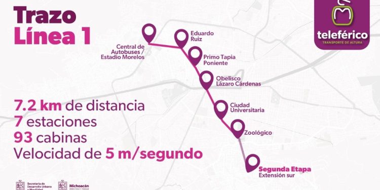 Conoce la ruta que tendrá el teleférico de Morelia