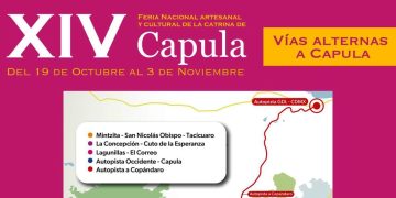 ¿Vas a la Feria de la Catrina? Conoce las rutas alternas para llegar a Capula