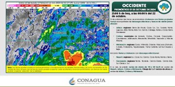 En alerta PC estatal ante tormenta tropical Kristy