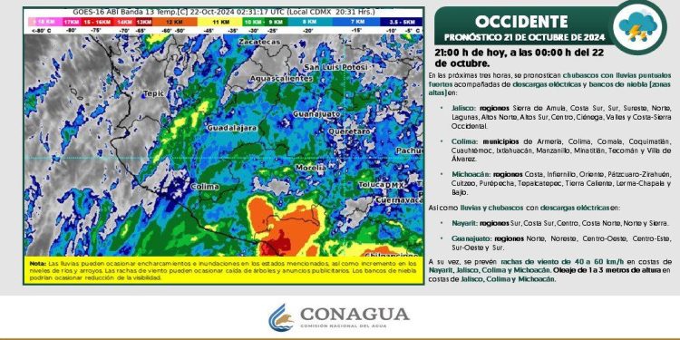En alerta PC estatal ante tormenta tropical Kristy