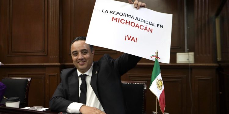 No caeremos en chantajes; en Michoacán Reforma Judicial va: JP Celis