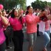Con una emotiva marcha y conferencia conmemoran Día contra el Cáncer de Mama