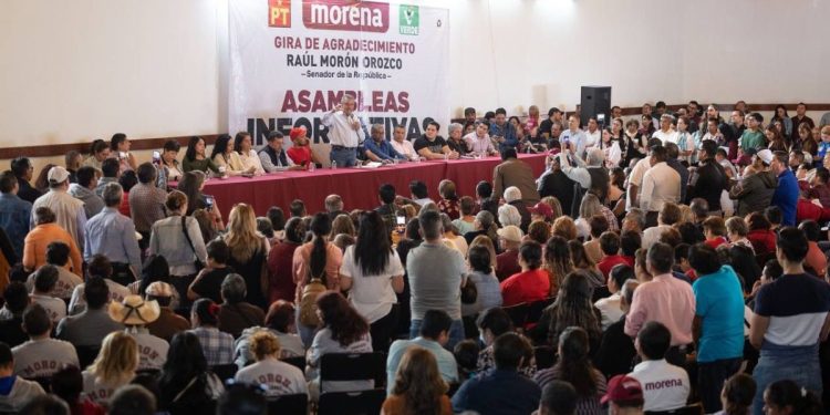 Expone Morón trabajo legislativo por la transformación de México y Michoacán