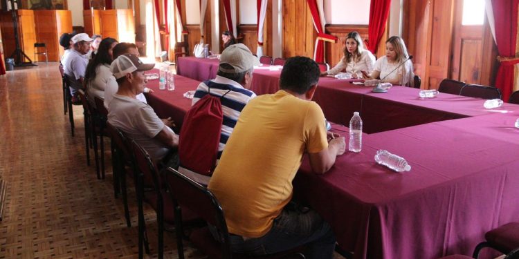 Recibe diputada Brissa Arroyo a habitantes de la comunidad indígena de Crescencio Morales