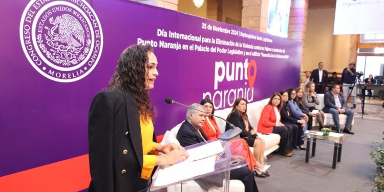 Sandra Arreola destaca avance del Congreso de Michoacán en  lucha para erradicar la violencia contra las mujeres