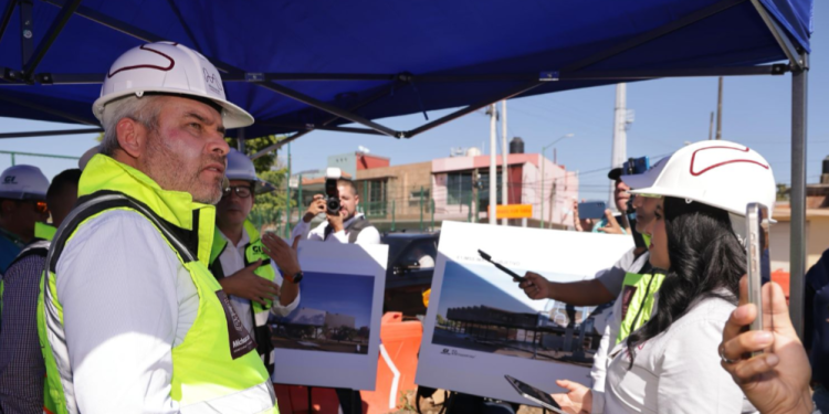 Con avance del 80 % la primera estación del cablebús de Uruapan