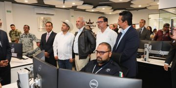 Reinaugura Bedolla C5 de Uruapan; con 700 cámaras se refuerza la seguridad