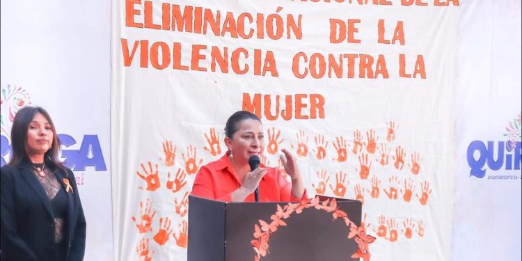 Arranca en Quiroga la Campaña del Mes Naranja para erradicar la violencia contra las mujeres