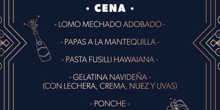 Este será el menú de Año Nuevo en barandilla de Morelia