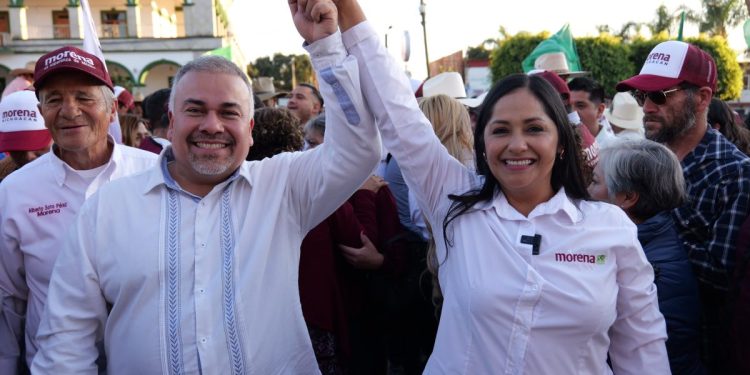 Jesús Mora acompañó a Norma Santillán en su cierre de campaña en Irimbo