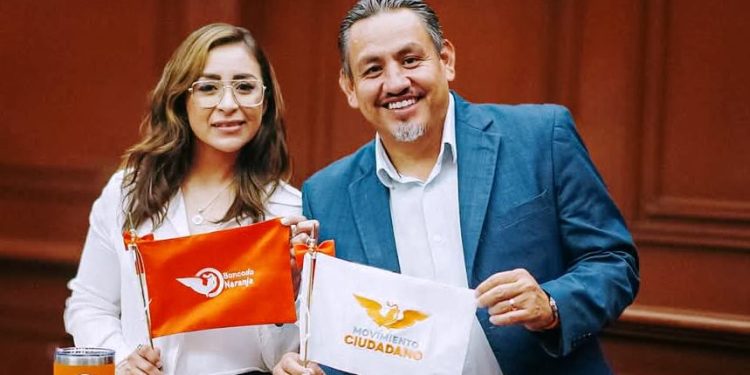 Bancada naranja comprometida con el desarrollo de Michoacán: Víctor Manríquez y Grecia Aguilar
