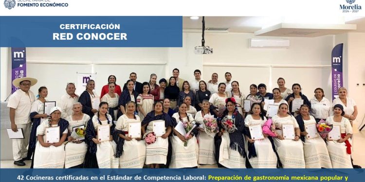 Gobierno de Morelia fomenta capacitación de cocineras y cocineros