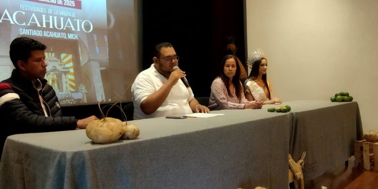 Invita Sectur a vivir las fiestas de la Santísima Virgen de Acahuato