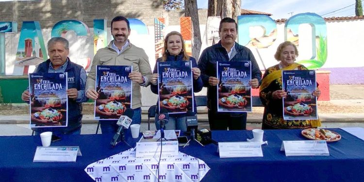 Gobierno de Morelia anuncia la Tercera Feria de la Enchilada de Tacícuaro