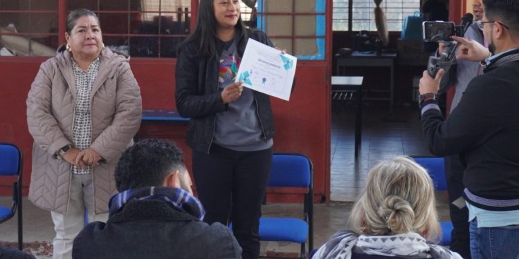 Celeste Ascencio promueve la paz y la convivencia escolar