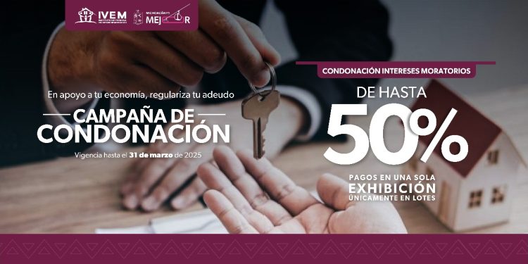 Anuncia IVEM condonación del 50 % de intereses moratorios a propietarios de lotes