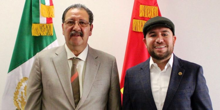 Acuerdan Reyes Galindo y Reginaldo Sandoval consolidar proyecto del PT en el Distrito 01