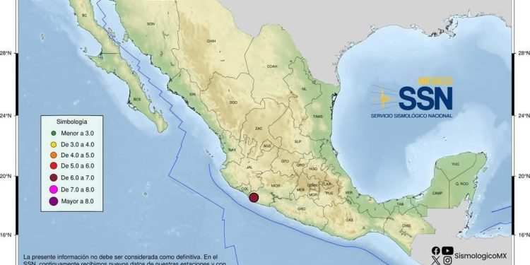 Sin reporte de daños en Salvador Escalante tras el sismo de esta madrugada