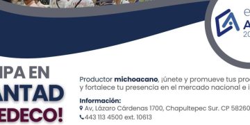 Convoca Sedeco a productores michoacanos para representar a Michoacán en Expo ANTAD 2025