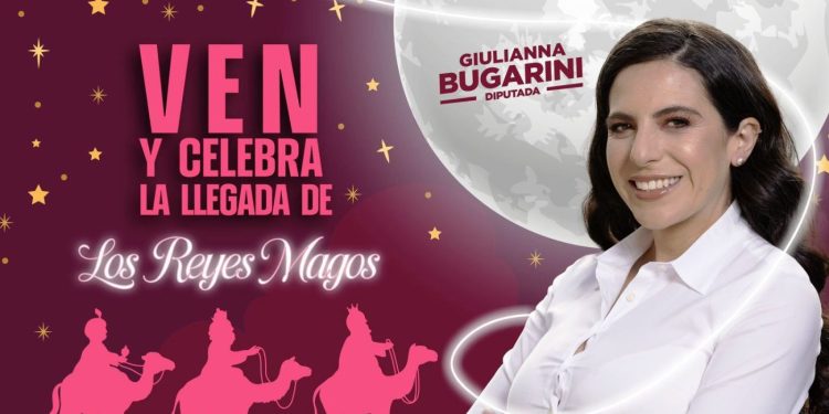 Diputada Giulianna Bugarini celebrará Día de Reyes con entrega de juguetes en la Plaza Morelos, ‘El Caballito’
