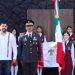 En Apatzingán Encabezan acto cívico con motivo del Día de la Bandera.