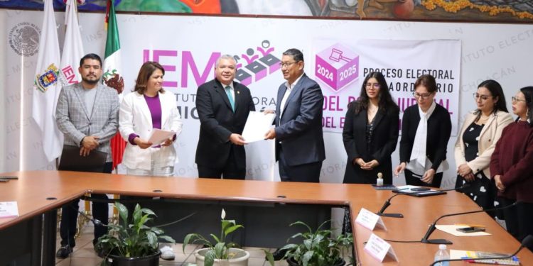 El Congreso del Estado entregó al IEM el listado de personas aspirantes a participar en elección judicial