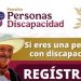 En febrero, Personas con Discapacidad pueden registrarse a la Pensión de Bienestar
