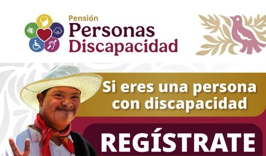 En febrero, Personas con Discapacidad pueden registrarse a la Pensión de Bienestar