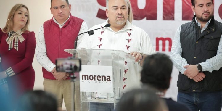 Morena Michoacán respalda a Sheinbaum y rechaza la reelección en 2027