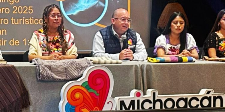 Angahuan celebra 82 años del volcán Paricutín