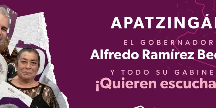 El gobernador Alfredo Ramírez estará en Apatzingán en la Audiencia Ciudadana