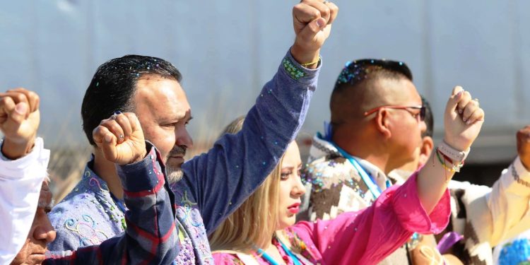 Julio Arreola encabeza ceremonia luctuosa en honor a Tangáxoan II y reafirma el compromiso con los pueblos purépechas