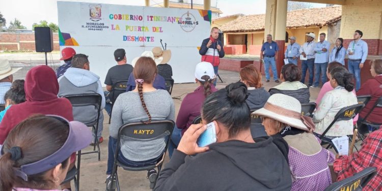 Fortalece Gobierno Itinerante de Morelos la atención ciudadana en La Puerta del Desmonte