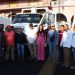 Fanny Arreola hace entrega de cinco camiones recolectores de basura