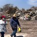 Continúan  las labores para sofocar el incendio en el basurero municipal
