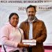 Julio Arreola refuerza su compromiso con la educación en Pátzcuaro