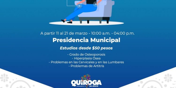 Lanza Gobierno de Quiroga campaña “Huesos y Articulaciones Sin Dolor” en apoyo a la salud de la población